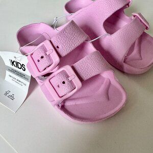 Cotton On Kids Twin Strap Slides | Cali Pink | Size 8 | NWT (new with tags)